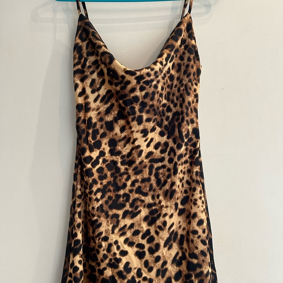 Leopard print slip-on dress Size S - Picture 2 of 3